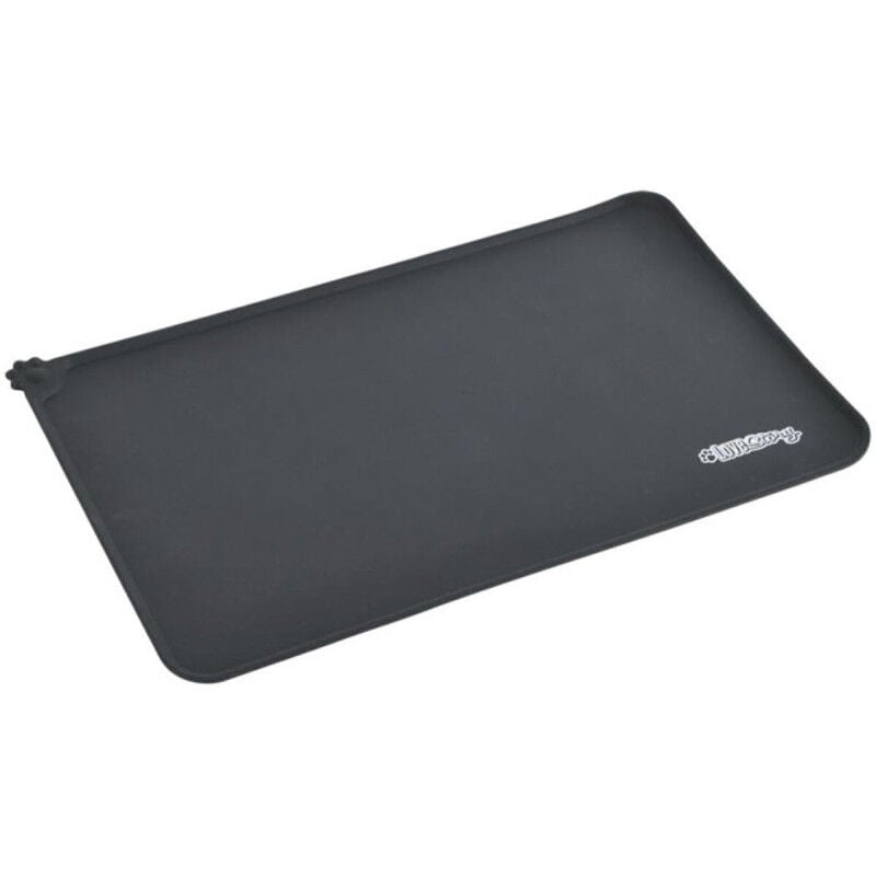 Tapis de repas pour chien et chat - Noir - l 54 x l 38 cm - Livraison gratuite