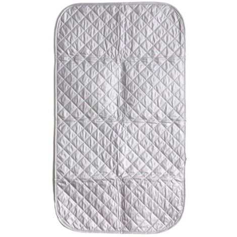 Tapis de Repassage Antidérapant Résistant à la Chaleur Épais 48 x 85 cm