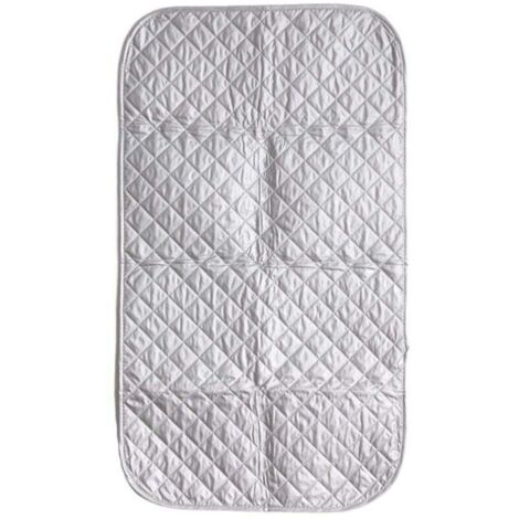 Tapis de Repassage Antidérapant Résistant à la Chaleur Épais 48 x 85 cm