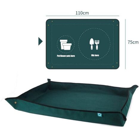 Tapis de Repiquage de Plantes Tapis de Rempotage D'intérieur étanche Tapis de Travail pour bonsaï Succulente Rempotage Outils de Jardinage (3)