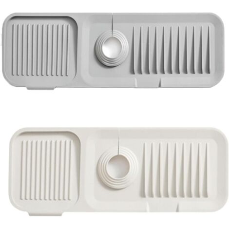 Tapis de robinet de cuisine ensemble de 2 tapis de robinet en Silicone tapis de séchage pour la cuisine et la salle de bains cuisine Protection du sol de cuisine