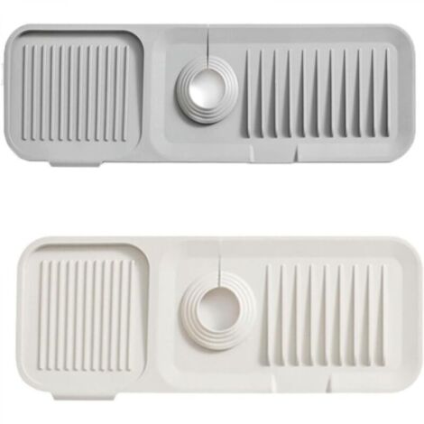 Tapis de robinet de cuisine ensemble de 2 tapis de robinet en Silicone tapis de séchage pour la cuisine et la salle de bains cuisine Protection du sol de cuisine