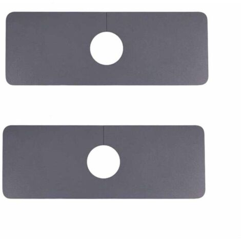 Tapis de robinet universel indéchirable, tapis d'évier multifonctionnel, super absorbant, à séchage rapide, tapis de salle de bain facile à nettoyer (gris)