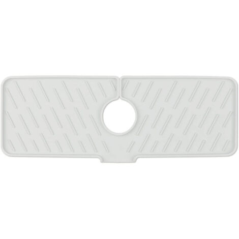 Tapis De Robinet,Tapis Pour Robinet De Cuisine,Tapis Absorbant Pour Robinet,Tampon De Vidange D'éVier,Tampon De Vidange De Qualité Alimentaire (beige)