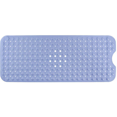 Tapis de salle de bain 100x40cm tapis de baignoire antidérapant Tapis de  douche en PVC bleu