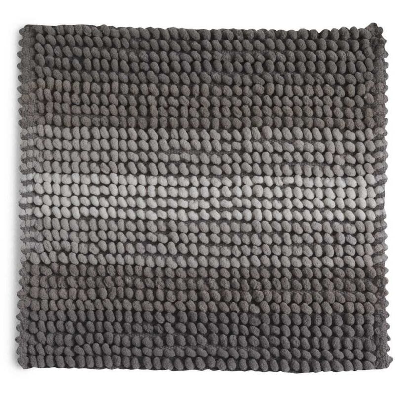 Tapis De Salle De Bain 50X50 En Coton Et Microfibre Gris Tourterelle Benjamin