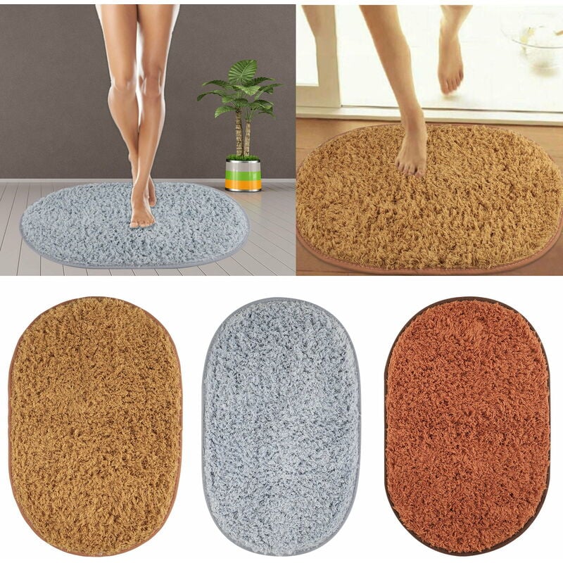 

Tapis de salle de bain antidérapants Tapis de bain en mousse à mémoire de forme Tapis de tapis, tapis en microfibres de chenille, tapis de bain