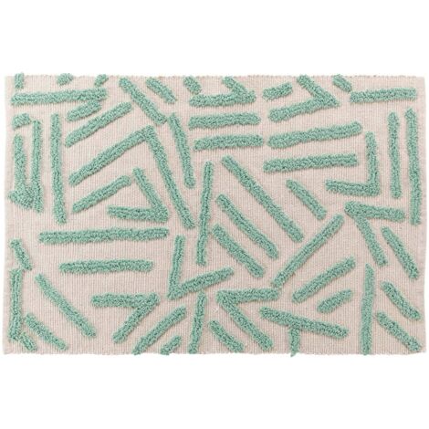 Tapis de salle de bain avec motif matelassé ATHENA, 60 x 90 cm