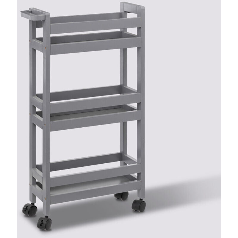 FIVE Simply Smart - Desserte de Cuisine "3 Niveaux" 75cm Gris Béton