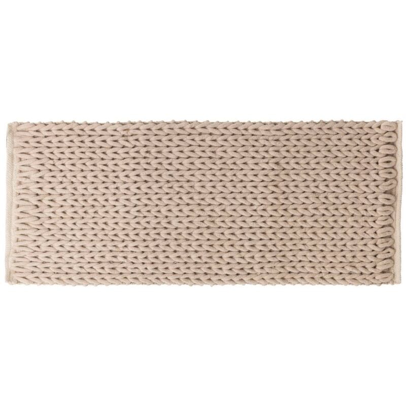 Tapis de bain 50x120cm colorama beige naturel - 5five