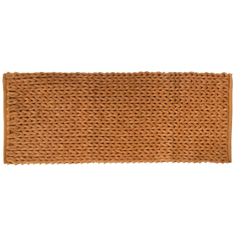 Tapis de bain 50x120cm colorama marron malt - 5five