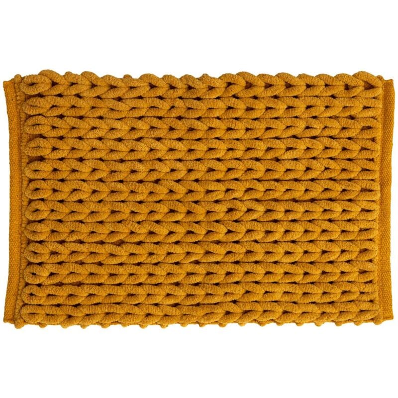 5five Simply Smart - Tapis de bain 50x75cm colorama jaune moutarde - 5five
