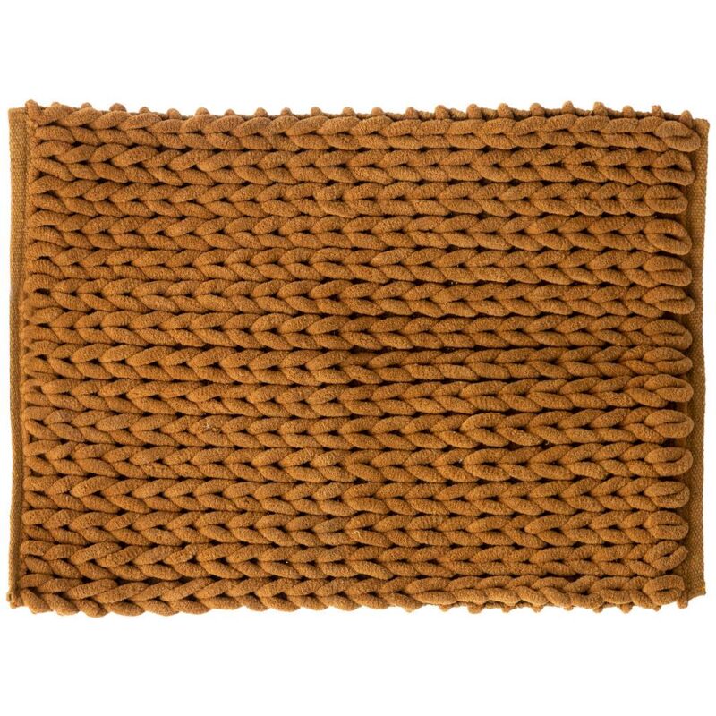 Tapis de bain 50x75cm colorama marron malt - 5five