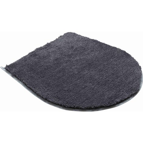 Tapis De Salle De Bain Carmen Gris Housse Pour Abattant Wc 47 X 50 Cm Couleur Gris Référence B2048 004115