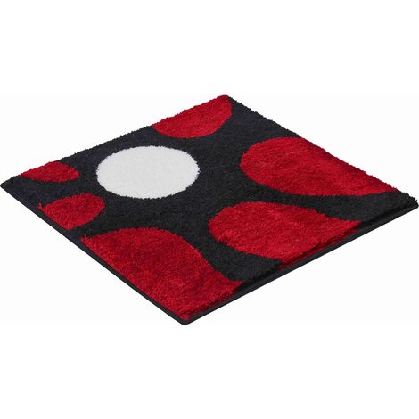 Tapis De Salle De Bain Colani 12 Rouge 60 X 60 Cm Couleur Rouge Référence B3033 64014