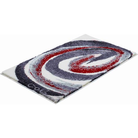 Tapis De Salle De Bain Colani 42 Gris Rouge 60 X 100 Cm Couleur Gris Rouge Référence B2613 016001012