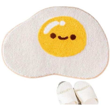Tapis de Salle de Bain en Forme de Chat Mignon, Extra Doux et Absorbant, Lavable en Machine, Tapis antidérapant pour Baignoire, Douche, 40x60cm