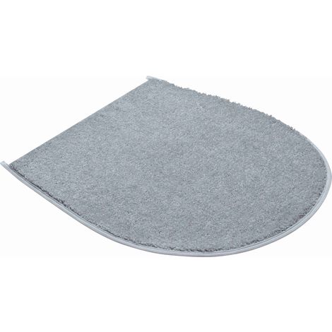 Tapis De Salle De Bain Fantastic Gris Housse Pour Abattant Wc 47 X 50 Cm Couleur Gris Référence B4110 000003002