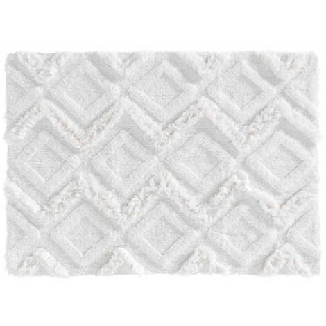 Tapis de Salle de Bain "Ikatis" 50x80cm Blanc