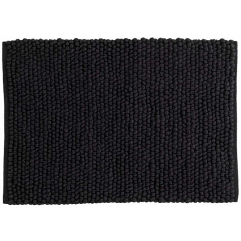 Tapis de Salle de Bain "Wilmer" 50x80cm Noir