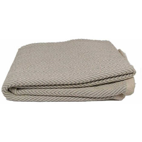 Tapis de Salon 120 x 170 cm - 100% coton - Motif Noir - SILUMEN