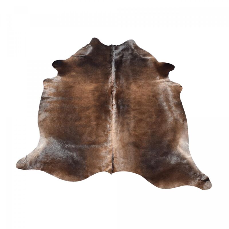 Unamourdetapis - Tapis peau de vache 160x180 marron kilm fait à la main peau c