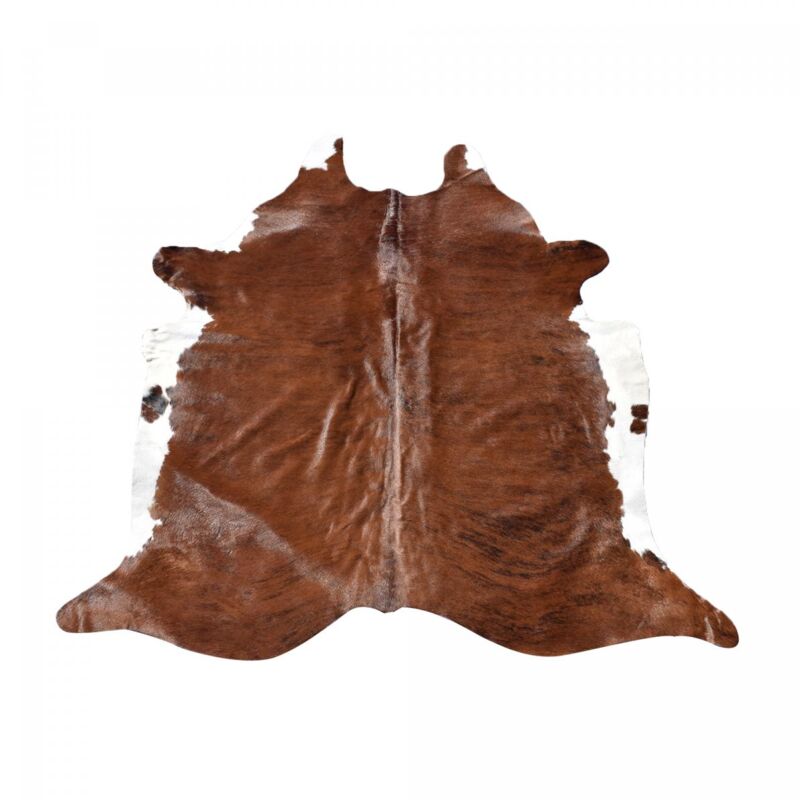 Unamourdetapis - Tapis peau de vache 160x180 marron et beige kilm fait à la main peau d