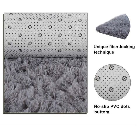 Tapis de salon à poils profonds - tapis shaggy moelleux modernes pour salon, salle à manger, chambre d'enfants, chambre à coucher -