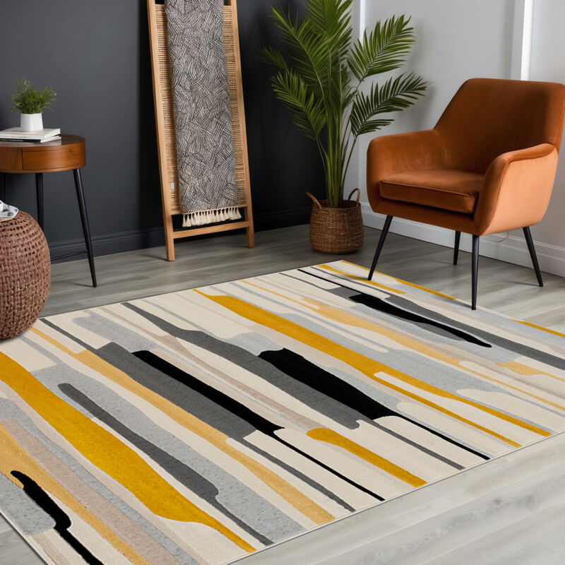Surya - Tapis Scandinave Moderne Multicolore/Gris 120x170 cm