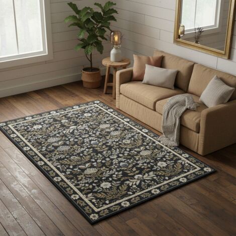 Tapis de salon Aristo Tapis élégant au motif floral classique 200 x 290 cm