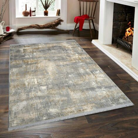 Tapis de salon gris beige – moiré, 160x230 cm ISTANBUL
