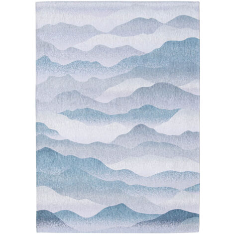Tapis de salon Himalaya Gallery Collection 140x200 cm - Winter - Design Printanier Inspiré des Sommets Himalayens, Motifs et Couleurs Revigorants