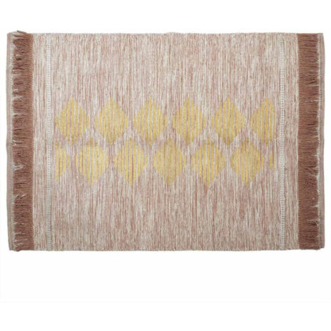 Tapis de Salon "Imprimé" 120x170cm Nude & Or