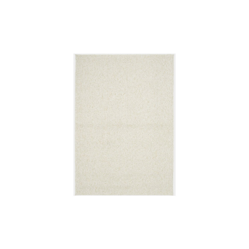 Décoweb - Tapis de salon ou chambre - Bouclette - Crème fouettée - 160 x 230 cm