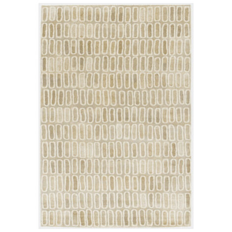 Tapis de salon ou chambre - Identité - Beige et écru - 200 x 290 cm