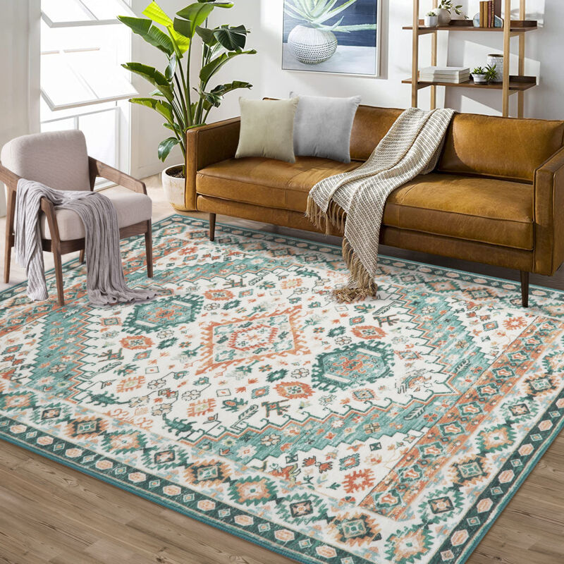 Tapis de salon ou de chambre moderne,120x170CM,Descente de lit Tapis,Vert clair