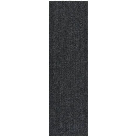 Tapis de salon, Paillasson, Tapis Chambre Moderne 100x350 cm Anthracite MKS36492