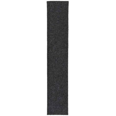 Tapis de salon, Paillasson, Tapis Chambre Moderne 100x500 cm Anthracite MKS93012