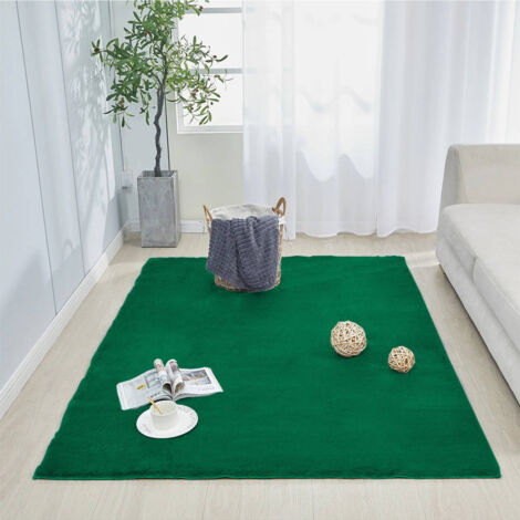 Tapis de salon Rabbit Strado 200x200 vert bouteille
