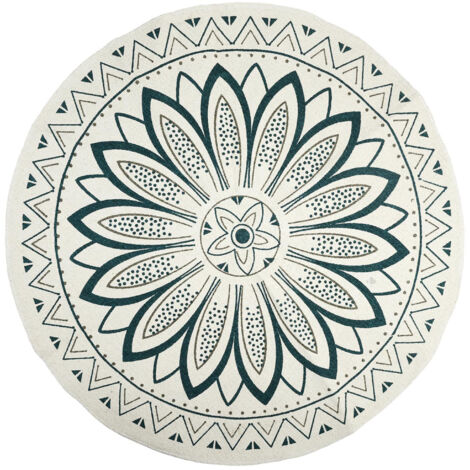 Tapis de salon rond PATIO motif mandala