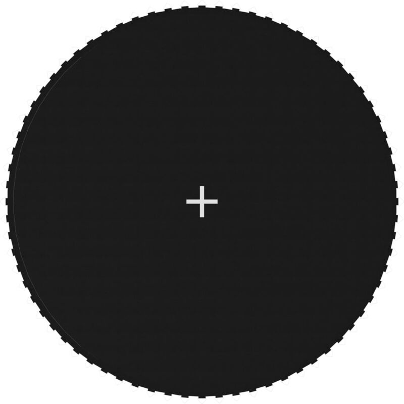 Vidaxl - Tapis de saut Tissu Noir pour trampoline rond de 3,96 m