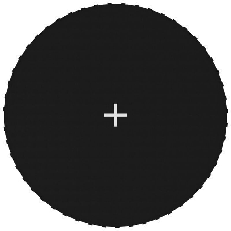 Vidaxl - Tapis de saut Tissu Noir pour trampoline rond de 3,05 m