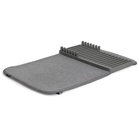 Tapis de séchage vaisselle pliable Udry mini Gris