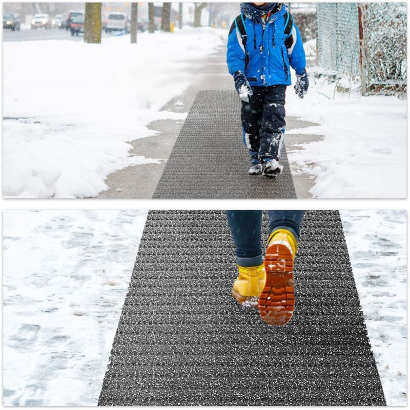 Tapis de sécurité Antidérapant Gris 120 x 300 cm