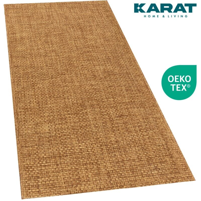 Floordirekt - Tapis de séjour Karat Ella Revêtement de sol pour le couloir et le salon Braun 80 x 150 cm