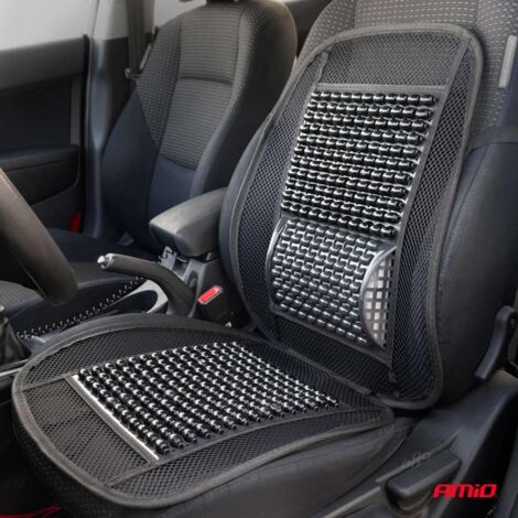 Tapis de siège ventilé avec support dorsal pour voiture AMIO-03645