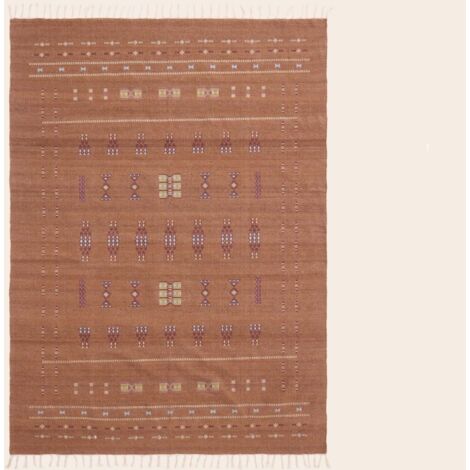 Tapis de sol 170x240 cm MADURA - Brun - ARSALANE