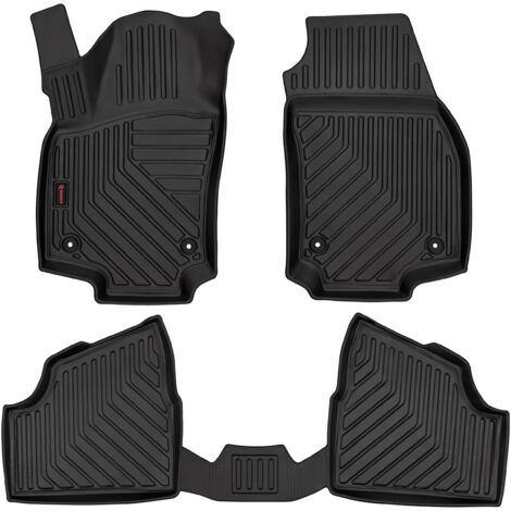 Tapis de sol 3D en caoutchouc pour Opel Astra H (berline, hatchback, break, TwinTop, cabriolet, coupé, 2003-2010) - bordure 5 cm