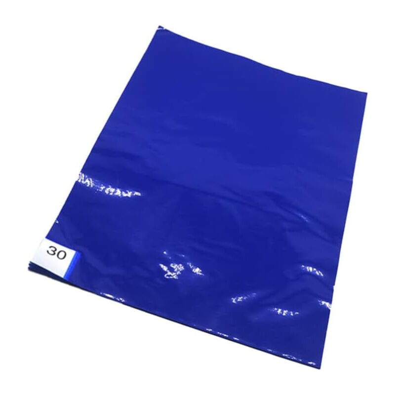 Tapis de sol adhésif pour salle blanche, tapis adhésif pour dépoussiérage, tapis d'entrée pour hôpital, laboratoire, clinique (90 x 60 cm), tapis