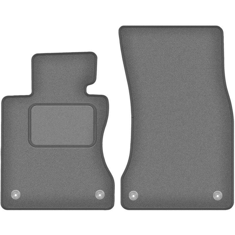 Tapis de sol avant : BMW 5 E61 break VELCRO, avant (2003-2010)